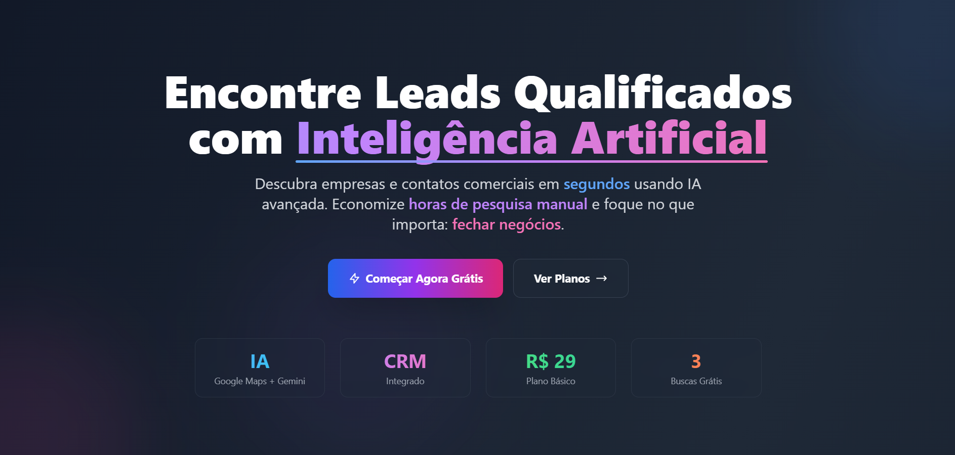 LeadFlow AI - Landing Page